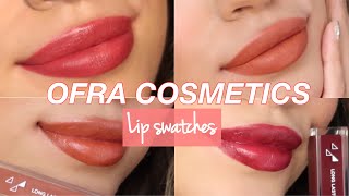 OFRA Long Lasting Liquid Lipsticks - Swatches/ Review
