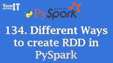 PySpark Tutorial: Different Ways to create RDD in PySpark #pysparktutorial #pyspark