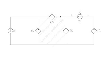 Solve Circuit Containing Dependent Sources - Solved Problems
