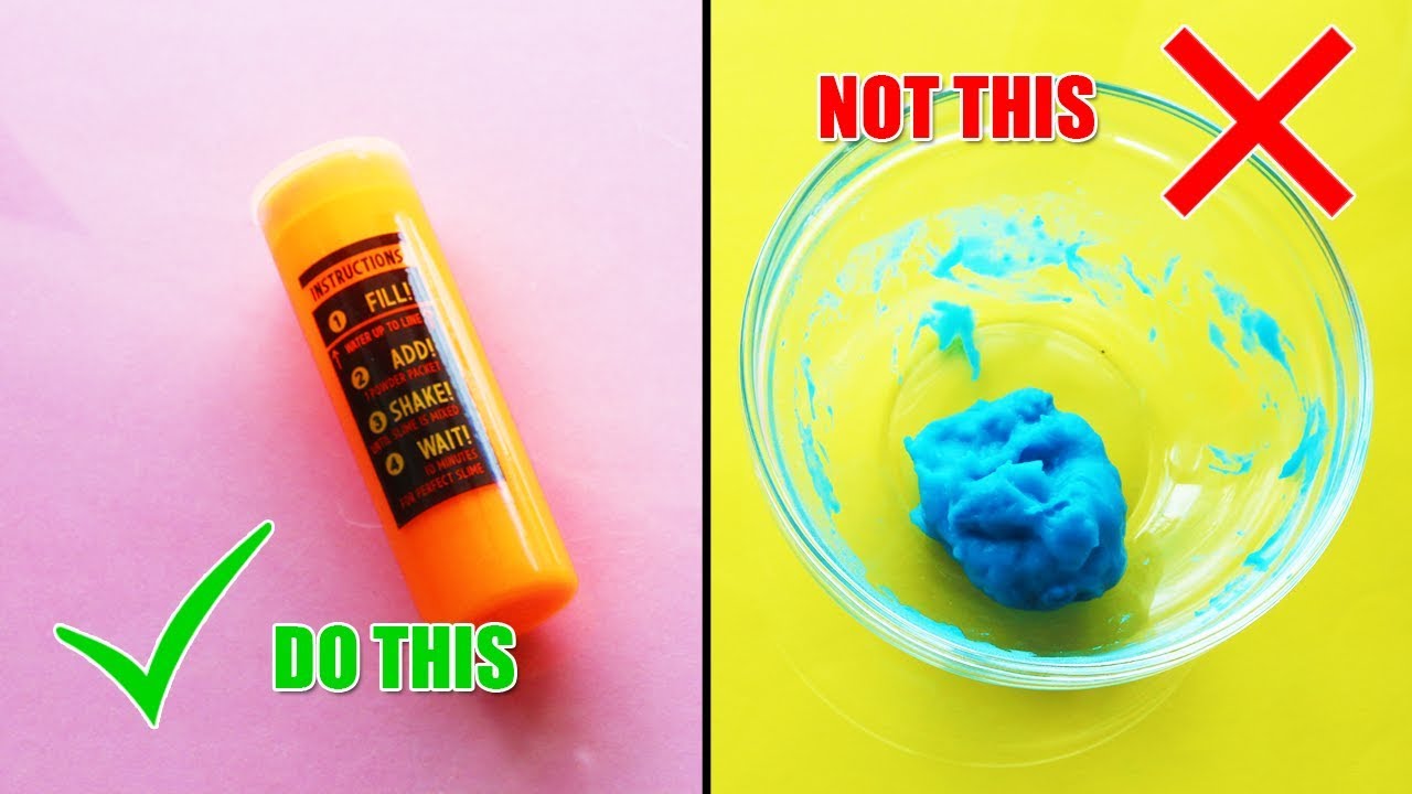 How To Make Slime Using Instant Slime Powder 🍧 
