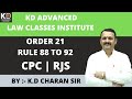 Order 21 rule 88 to 92  by kd charan sir  kdalc
