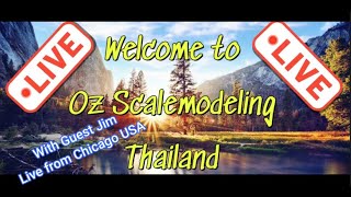 Oz Scalemodeling Live Stream Hangout With Guest Jim Altergott from Chicago