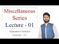 Miscellaneous series  lecture 01  chapter 05  kpk sigma notation urdu  hindi  mahmood1