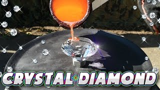Molten Copper vs A Crystal Diamond
