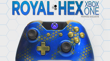 Royal Hex, Custom Xbox One and PS4 controllers Hand Airbrushed by ProModz.com