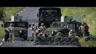 U.S Army - National Guard - Road Blocks - Arma 3 Zombies