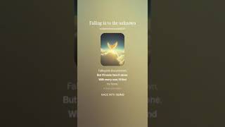 Falling Into the Unknown 2025 (Lyrics)