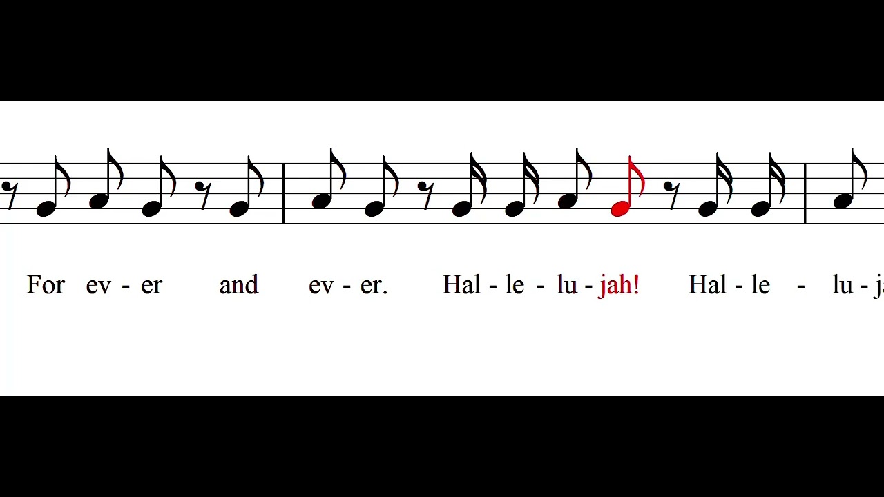 Hallelujah Chorus (Alto) YouTube