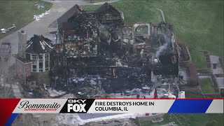 Weber car dealer’s home burns in Columbia, Illinois