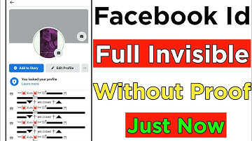 How To Make Invisible Name Id On Facebook Without Proof | Full Invisible Id Kaise Banaye |