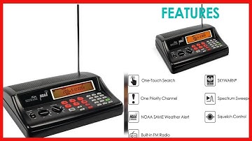 Whistler WS1025 Analog Desktop Scanner (Black)