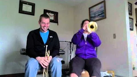 Beth's Trumpet Lesson goes Wrong