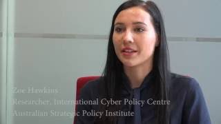 Women in Cyber Security - Zoe Hawkins, Researcher, International Cyber Policy Centre