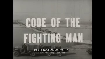 U.S. ARMY CODE OF CONDUCT IN COMBAT  SURRENDER, CAPTURE, P.O.W. TRAINING FILM 29654