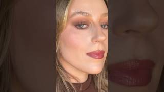Fall Makeup Tutorial 🍂🍷 #makeuptutorial #makeuptrends