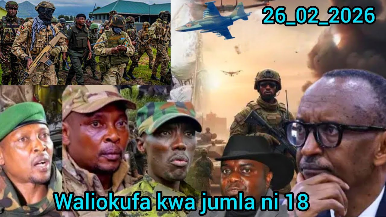 26_02 JIONI YA LEO HAWA HAPA WENGINE VIONGOZI WA M23 WALIOKUFIA RUBAYA PAMOJA NA WILLY NGOMA 