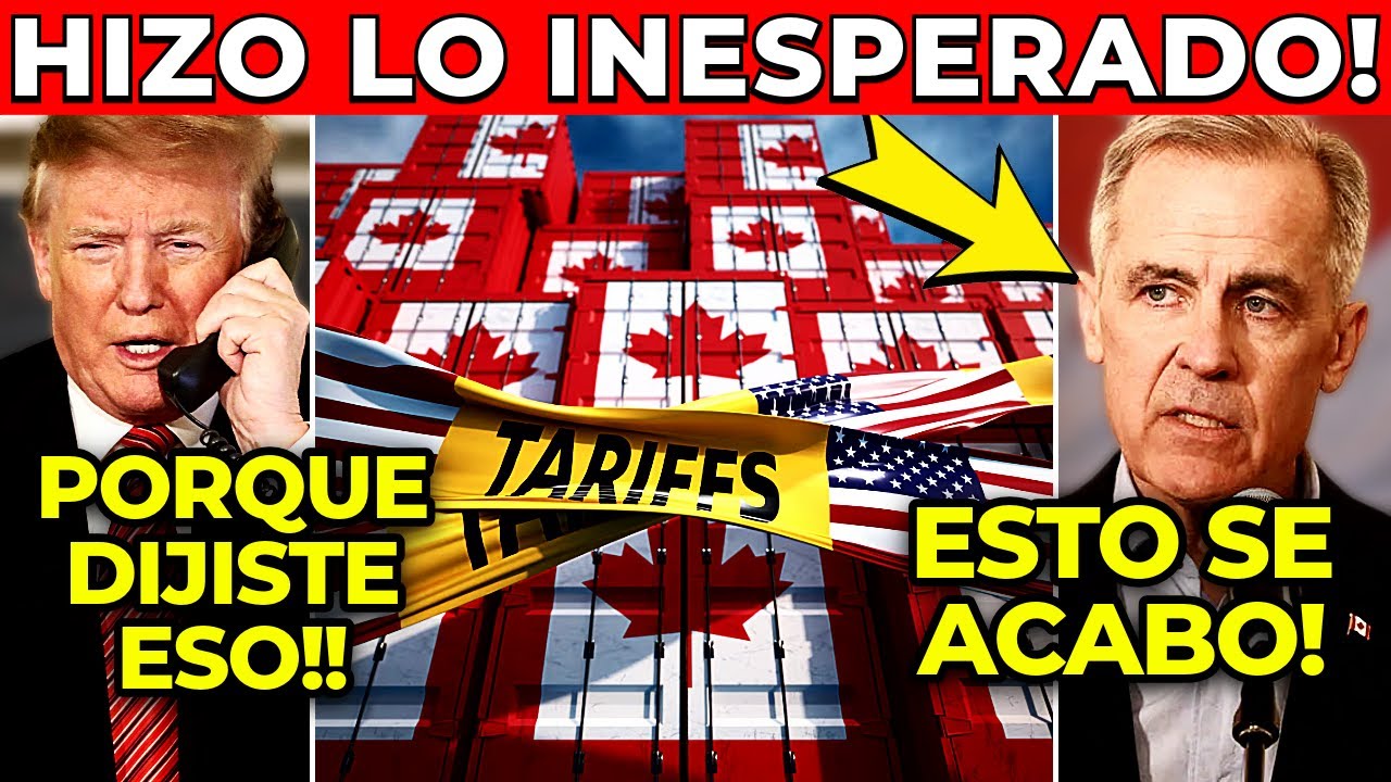 KARMA TOTAL! CANADÁ SUELTA BOMBAZO, TRUMP QUEDA HELADO. ECONOMÍA DE EU SE DESPLOMA