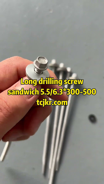 Long drilling screw, sandwich5.5/6.3*300-500mm ,long screw factory #longscrew #longdrillingbolt
