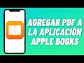 Cómo Agregar PDF A La Aplicación Apple Books