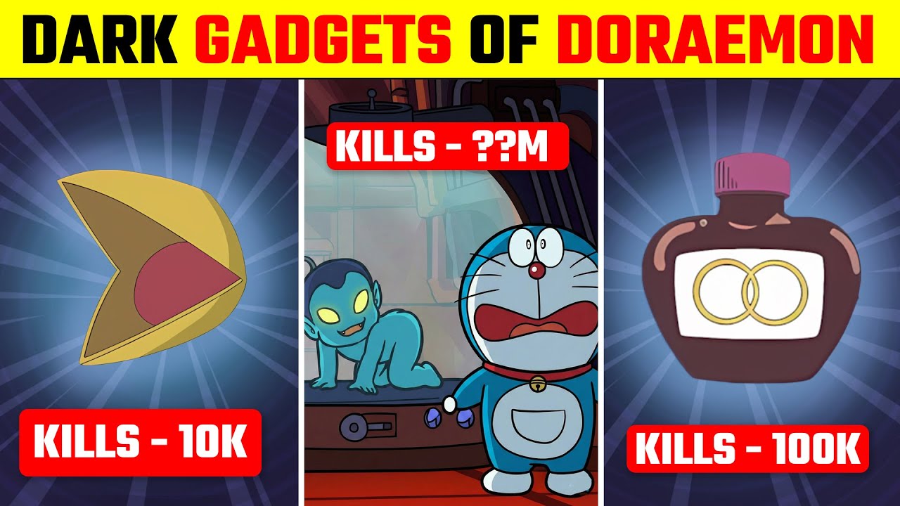 Most Powerful & Dangerous Doraemon Gadgets - YouTube