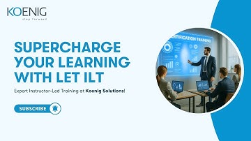 Supercharge Your Learning with LET ILT | Expert Instructor-Led Training at Koenig Solutions
