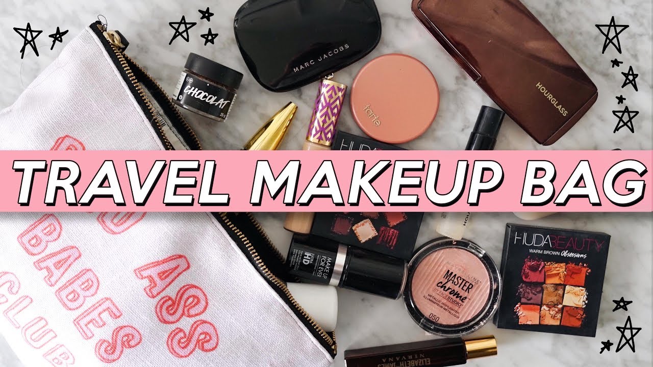 ✈️ WHAT'S IN MY TRAVEL MAKEUP BAG! (AVOID Overpacking!) | Jamie Paige