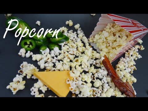 Popcorn Recipes - Savory Jalapeño, Bacon, Cheddar Popcorn