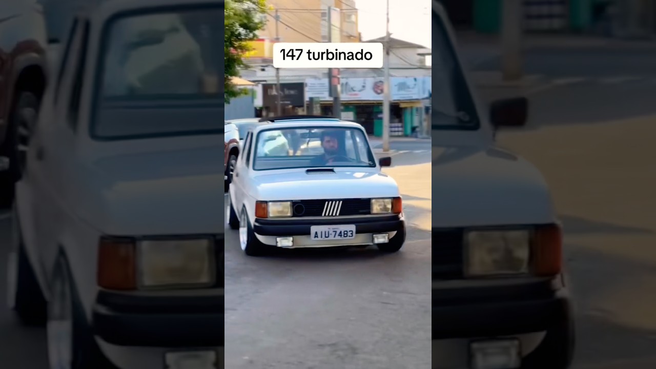 Fiat 147 turbo #garagem94 #fiat #147 #fiat147 #turbo #drift #dragracing #placapreta #classic #cars