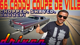 66 Cadillac Coupe DeVille - Chopped Shaved Bagged in Dubai!