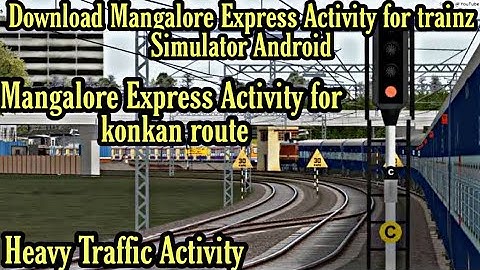 Download Mangalore Express Activity||Activity for konkan route||Trainz Simulator