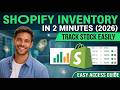 Shopify Inventory in 2 Minutes 2026  Track Stock Easily