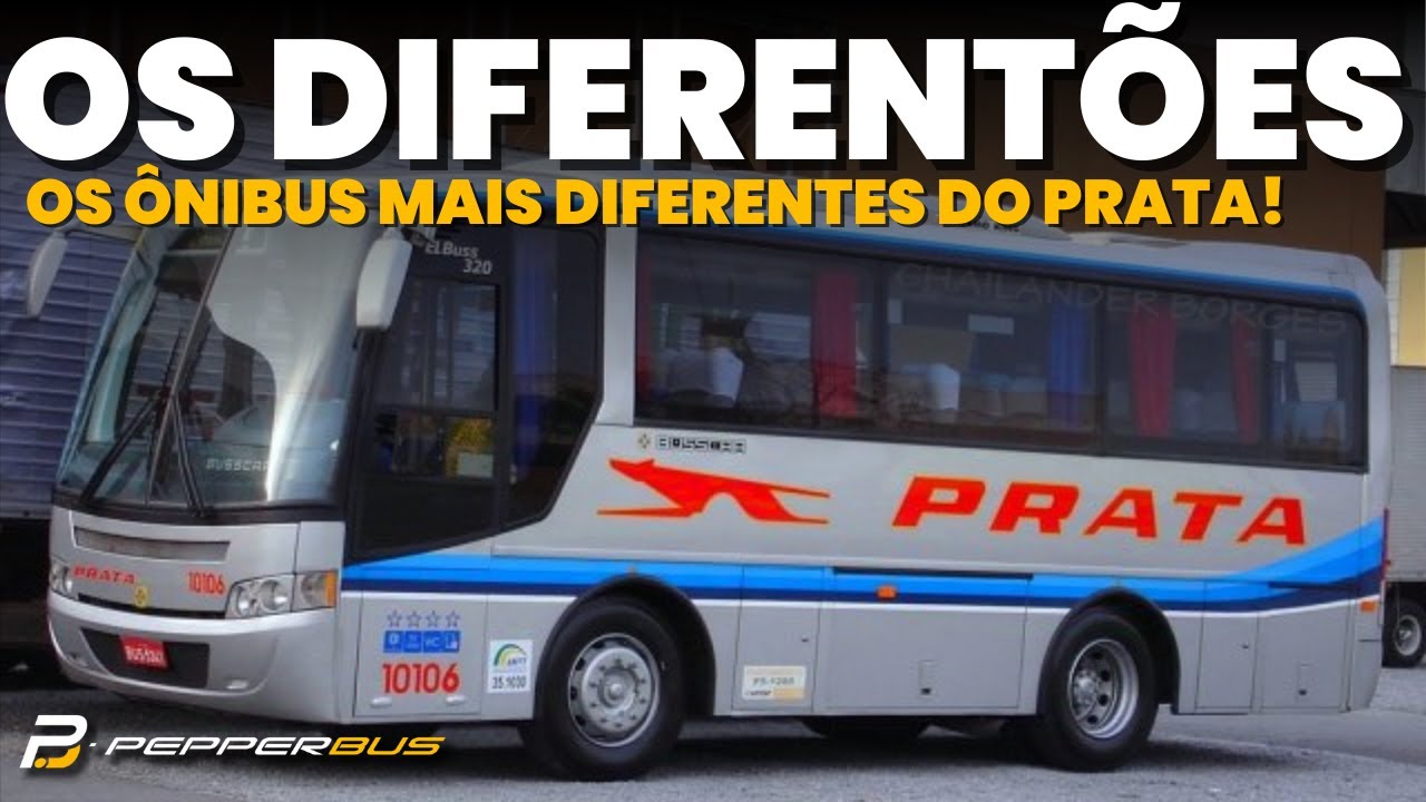 Os ÔNIBUS mais DIFERENTES que já passaram pela FROTA do PRATA! #onibus #prata #bus
