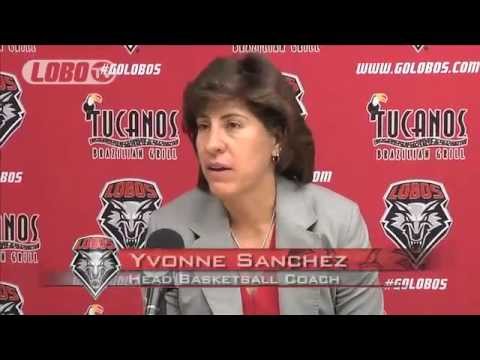 football score 2012-13 Lobo Women's Basketball | Coach Yvonne Sanchez: Post Texas Tech Press Conference