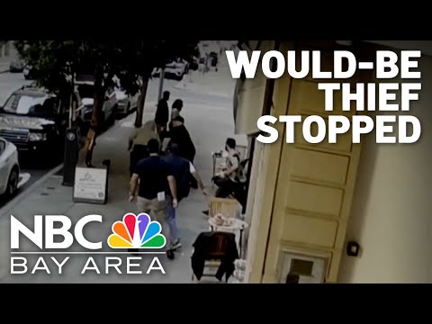 Customers stop would-be laptop thief at San Francisco cafe