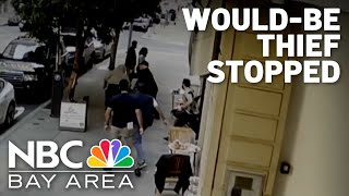Customers stop would-be laptop thief at San Francisco cafe
