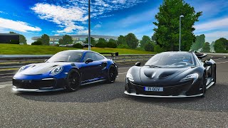 McLaren P1 vs Porsche 911 GT2 RS (940 hp) | Forza Motorsport 7