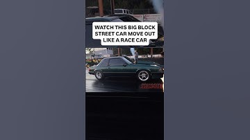 Sprayed a 600+ shot of nitrous to this big bloc street car and it was a beast