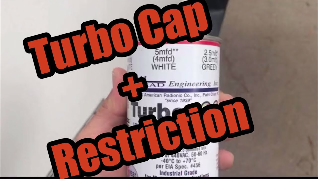 Turbo Cap and Piston RestrictionHVAC Service Call YouTube