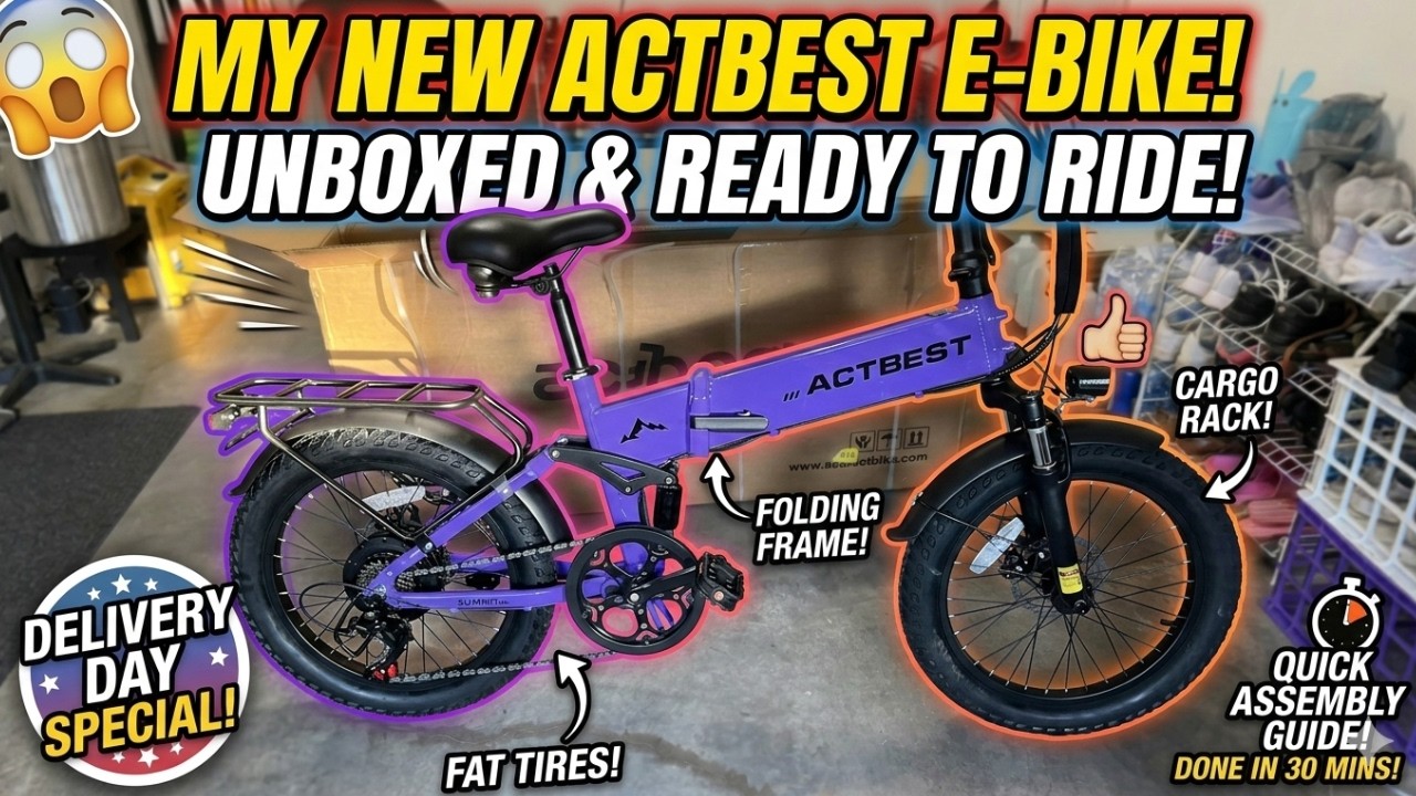 ACTBEST Folding E-Bike: Delivery Day & Setup!