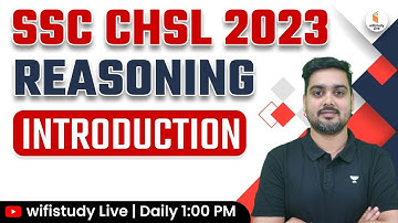 SSC CHSL 2023 Preparation | CHSL Reasoning by Hitesh Sir | Introduction