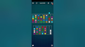 Ball Sort Puzzle Level 624😎