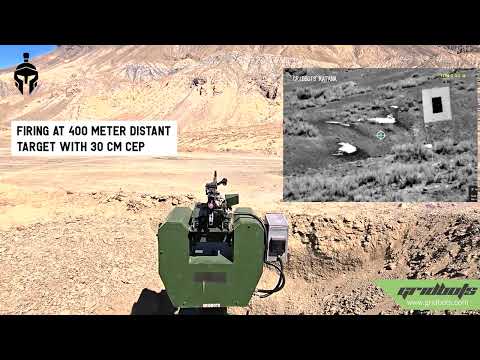 AI Enabled Autonomous Weapon Station -Gridbots  KATANA - video from Gridbots 