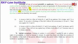 section 7 disability of one of several plaintiffs or applicants limitation act
