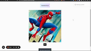AI NFT Generator project | Next.js Tailwind | Full Stack web3 app | Nft Minter app