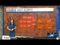 Another hot and humid summer day with more heat alerts in effect... Tori Alvarado's First Alert W...