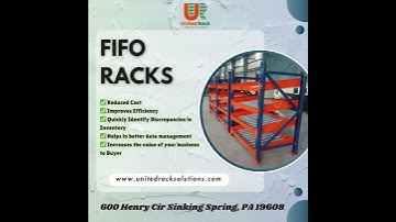 Maximize Efficiency with FIFO Racks from United Rack Solutions! #FIFO #WarehouseSolutions #Inventory
