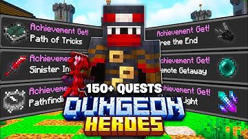 I Completed 100% of Dungeon Heroes in Minecraft...