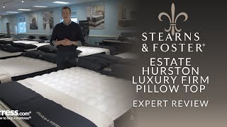 Stearns & Foster Estate Hurston Luxury Firm Euro Pillow Top Mattress Expert Review