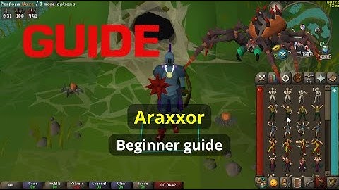 Araxxor Beginner Guide - OSRS Slayer Boss