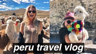 PERU TRAVEL VLOG // Lima, Arequipa, Cusco, & more!